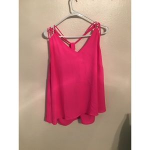 Charlotte Russe pink shirt